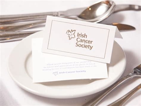 irish cancer society wedding favours